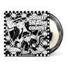 DonkeySkangCountry Front Cover with vinyl black and white swirl