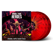 Double Kick Heroes Triple Red Marbled Vinyl with Front Cover 2