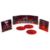 Double Kick Heroes Triple Red Marbled Vinyl with Open Gatefold 