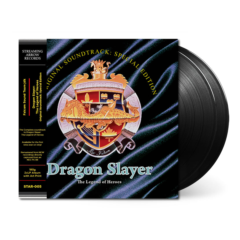 Dragon Slayer on double black vinyl