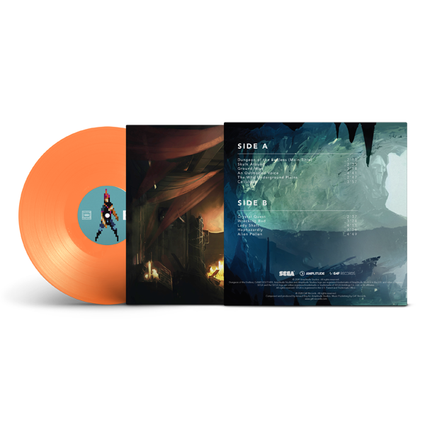 Dungeon of the Endless Single Vinyl Orange with Back Cover