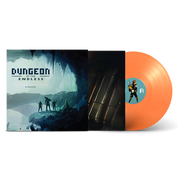 Dungeon of the Endless Single Vinyl Orange with Front Cover Pulled Out