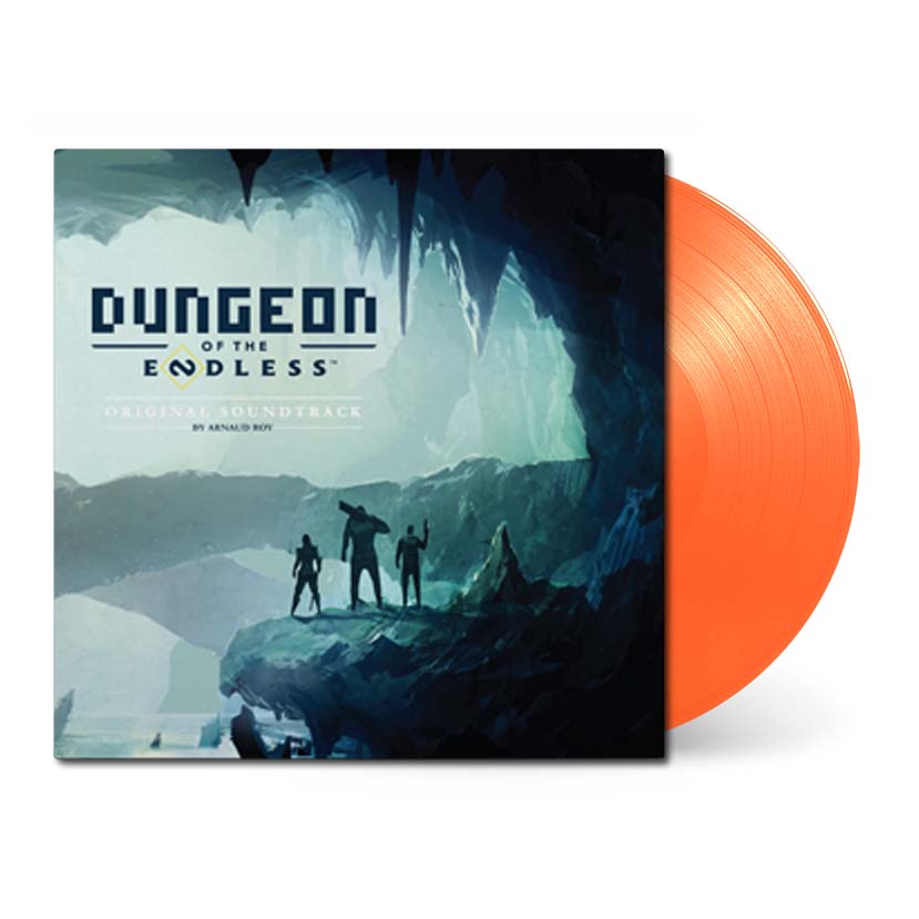 Dungeon of the Endless Single Vinyl Orange with Front Cover