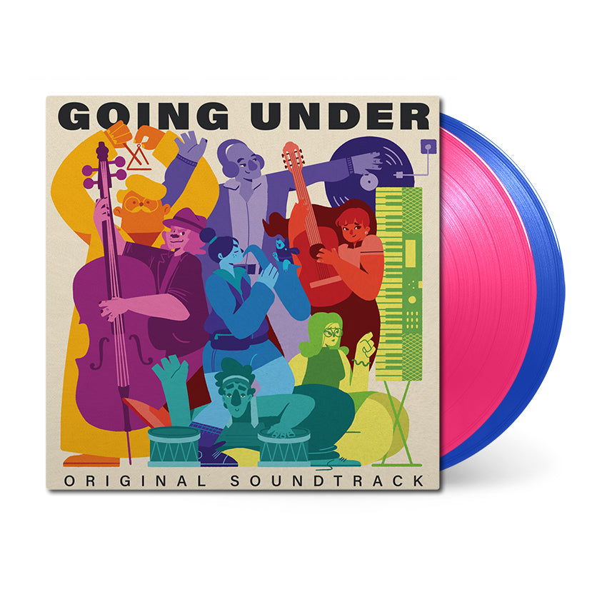 Going Under on pink and blue vinyl