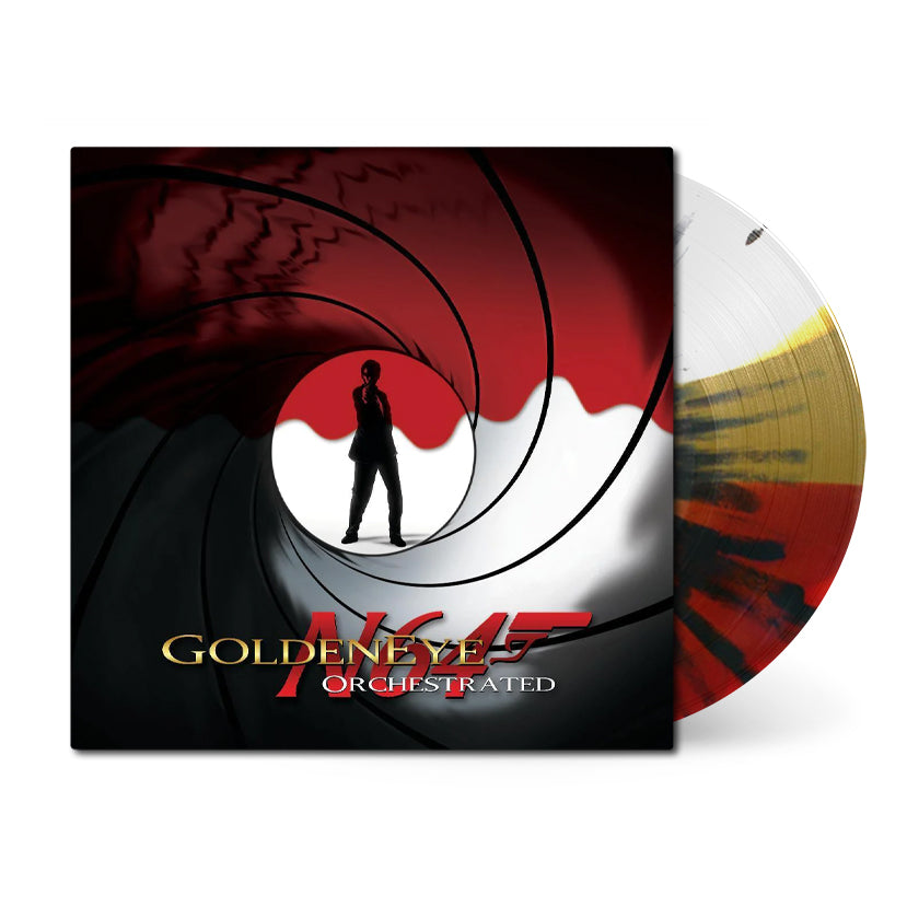 Goldeneye N64 vinyl front cover with colored vinyl