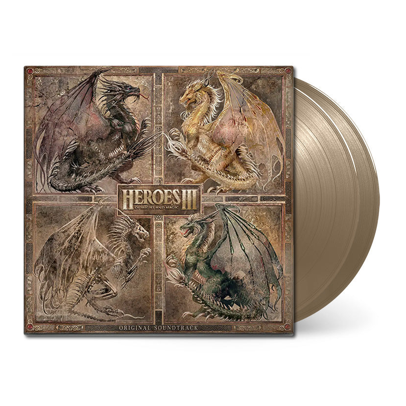 Heroes of Might and Magic III Front Cover Tan Vinyl 