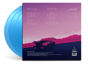     HorizonChaseTurbo back Cover with triple vinyl blue