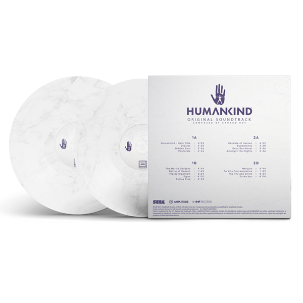 Humankind Double Vinyl White Marbled with Back Cover