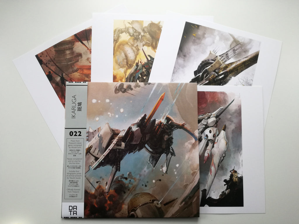 Ikaruga vinyl cover with prints