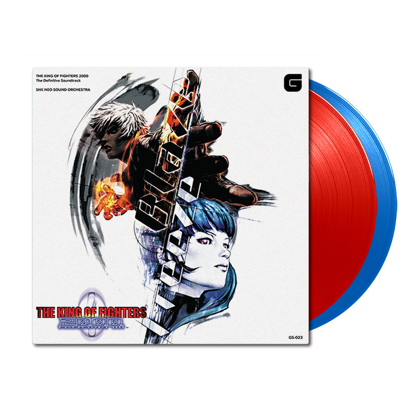 King of Fighters 2000 double vinyl red and blue with front cover