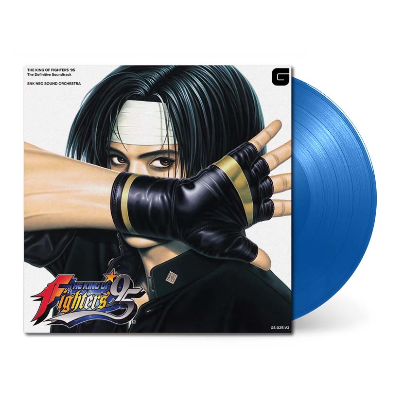 King of Fighters 95 single blue vinyl with front cover