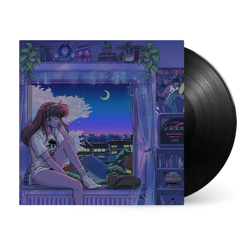 KONAMI LoFI Black Vinyl with Front Cover