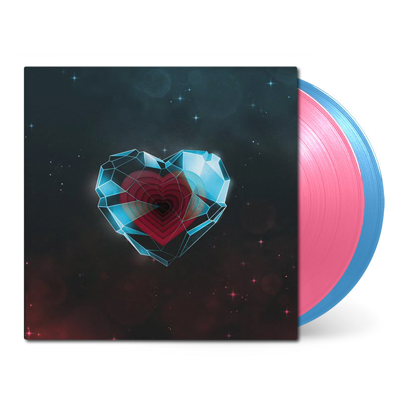 Lovers in A Dangerious Spacetime Front sleeve and colored vinyl