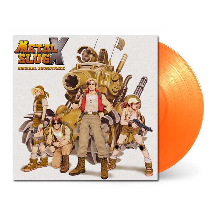Metal Slug X on orange vinyl