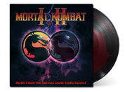 Mortal Kombat Black and Red Swirl Vinyl Front Cover