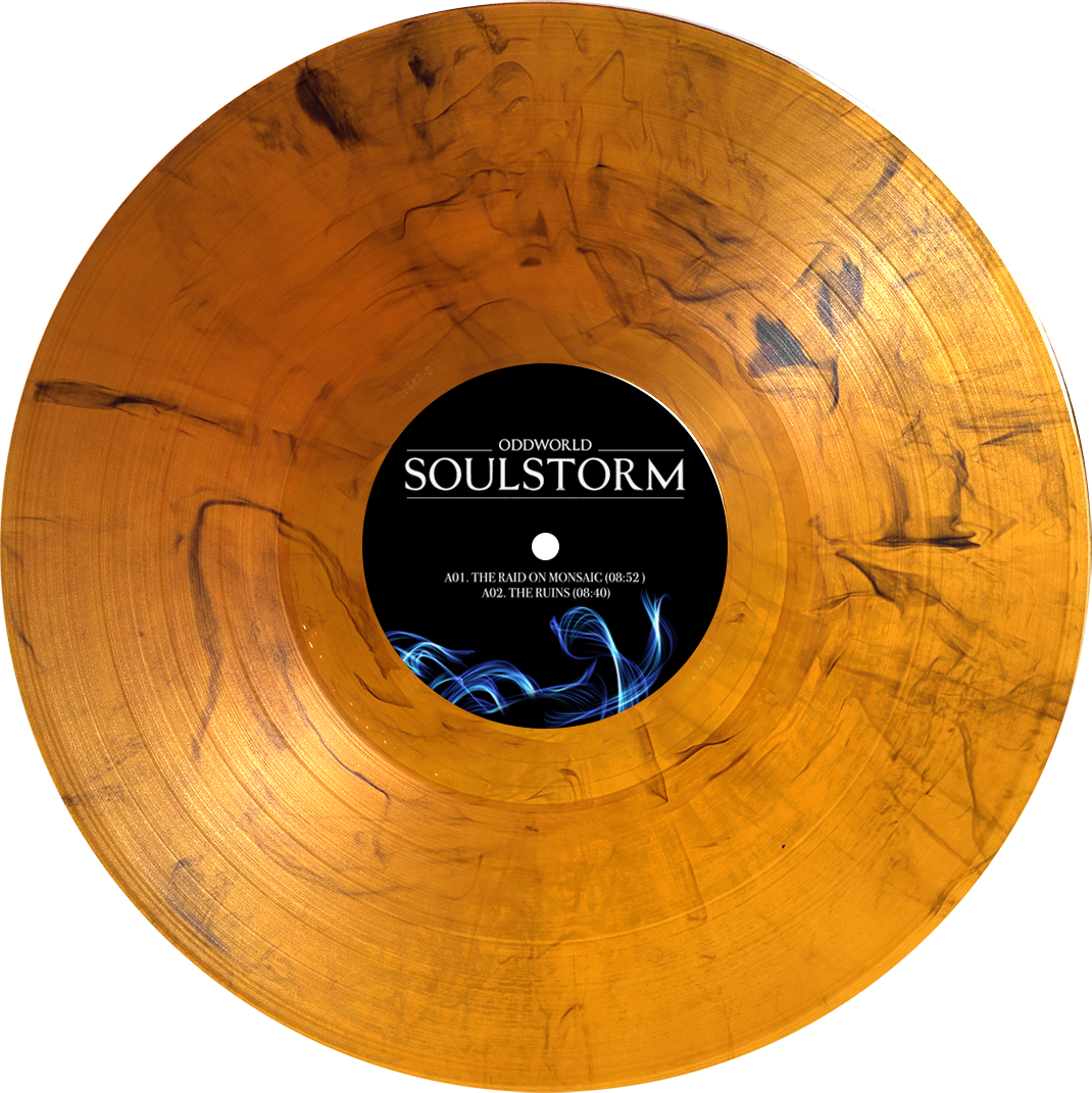 Oddworld Soulstorm Vinyl Mock-up Disc