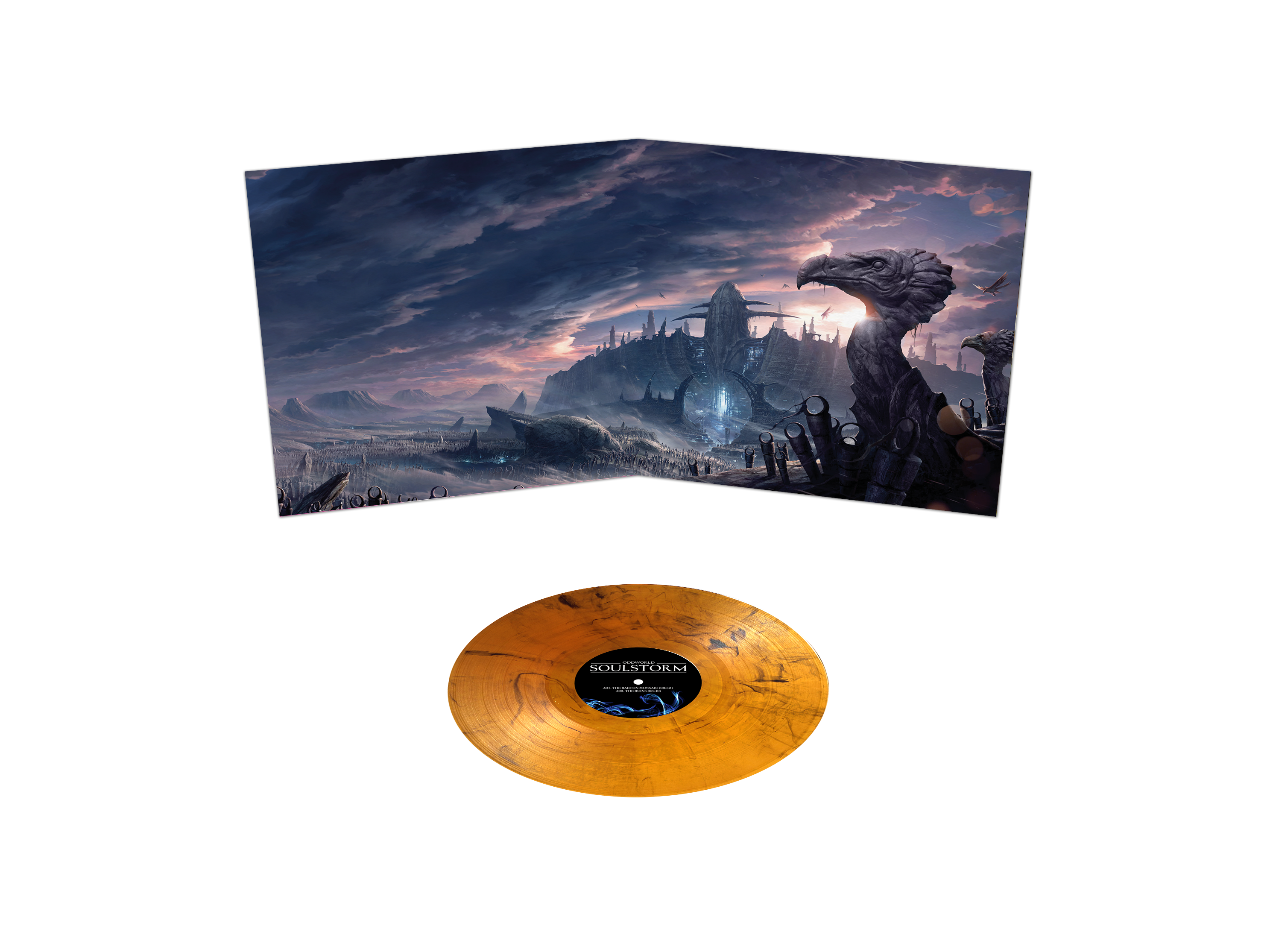 Oddworld Soulstorm Vinyl Mock-up Inside