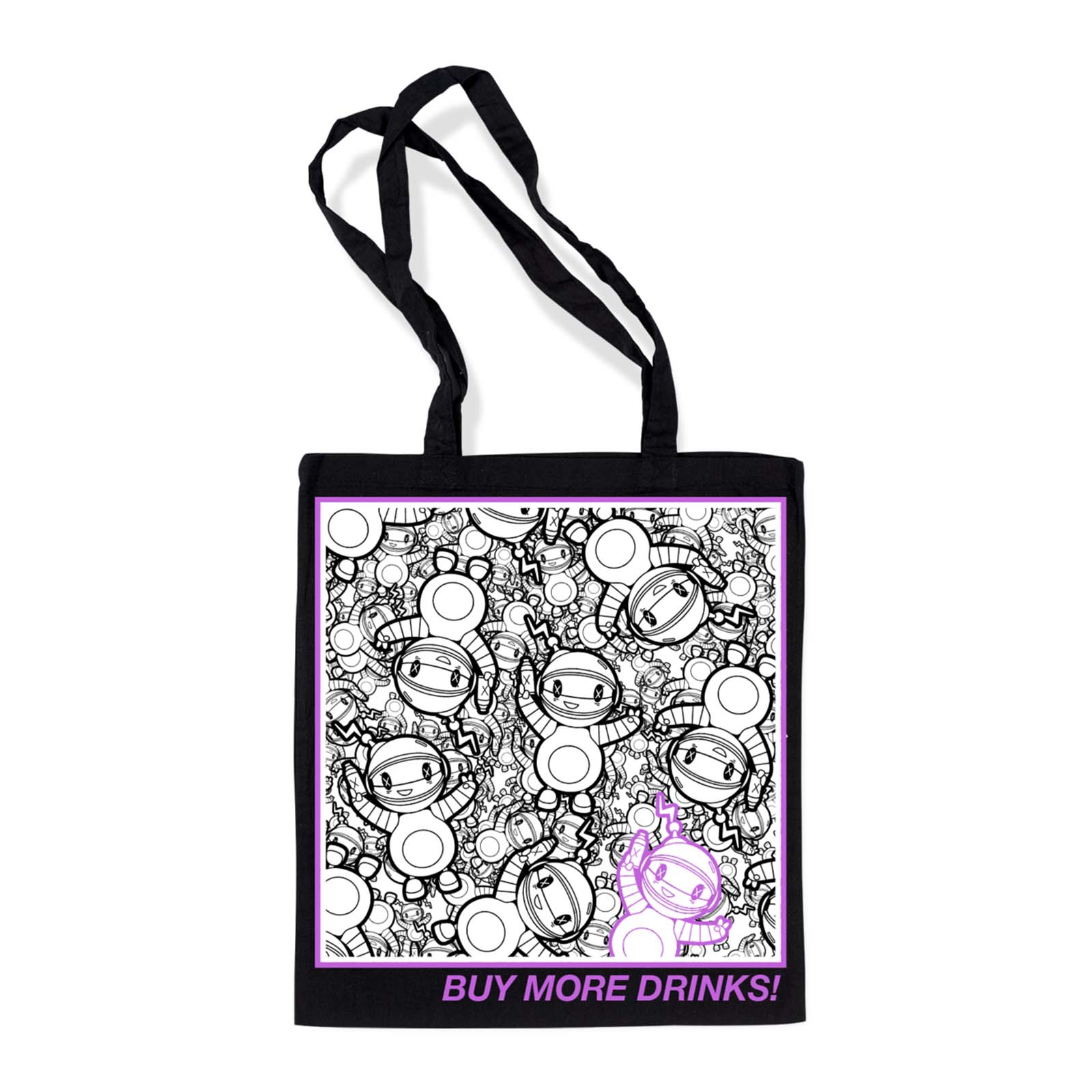 Paradise Killer tote bag Black Nebula