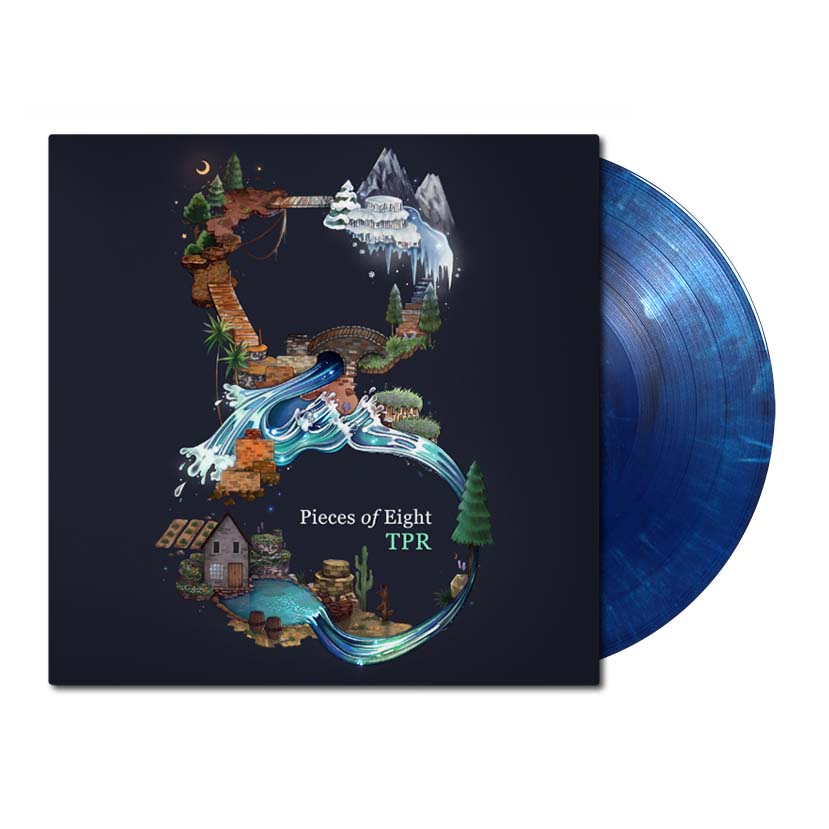 Pieces of Eight on lakeside blue vinyl