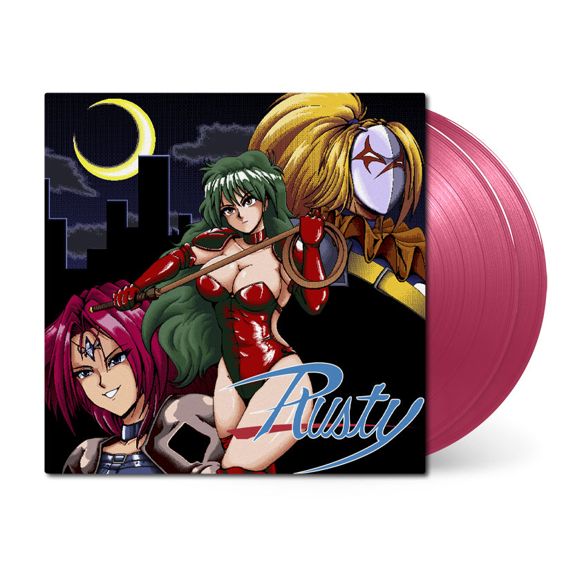 Rusty (Original Soundtrack) on opaque, rusty red double vinyl with front cover 