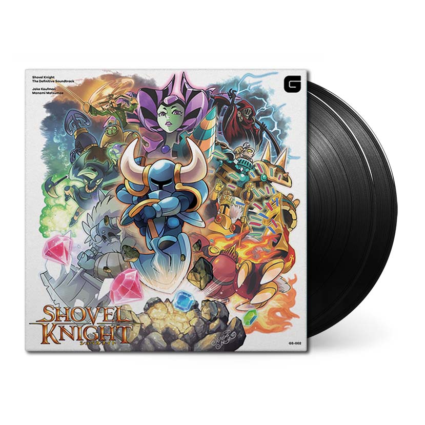 Shovel Knight on double black vinyl
