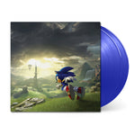 Sonic Frontiers: The Music of Starfall Islands OST on blue double vinyl with front cover