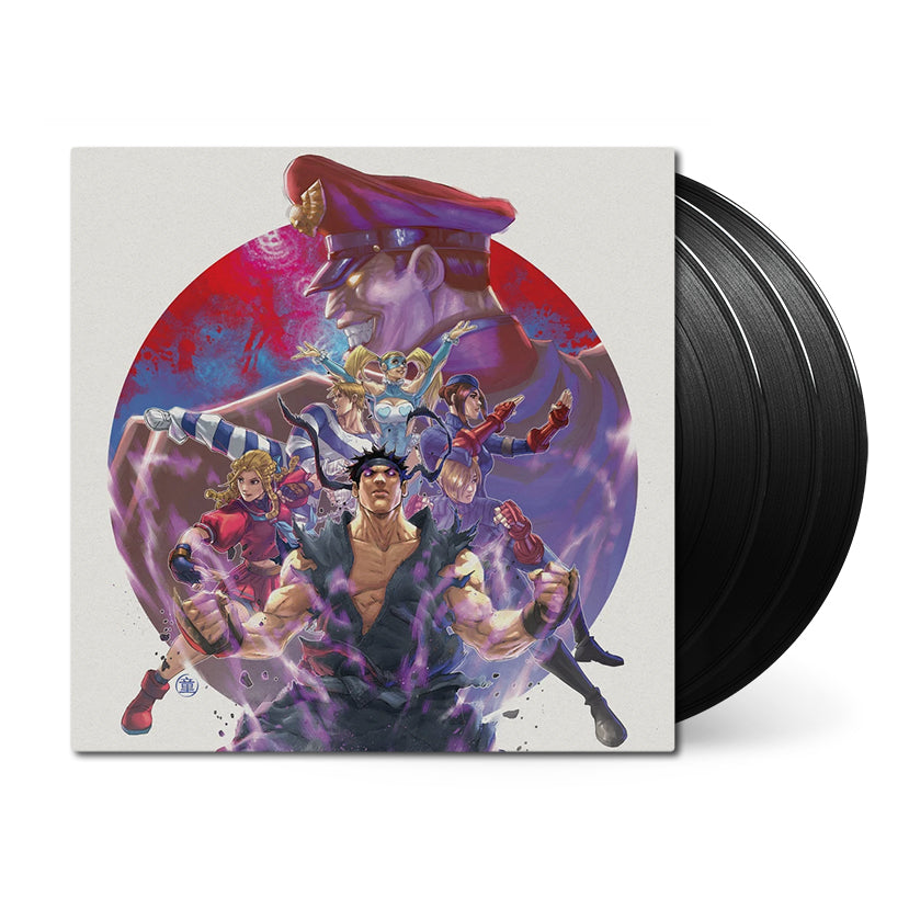 Street Fighter Alpha 3 on triple black vinyl