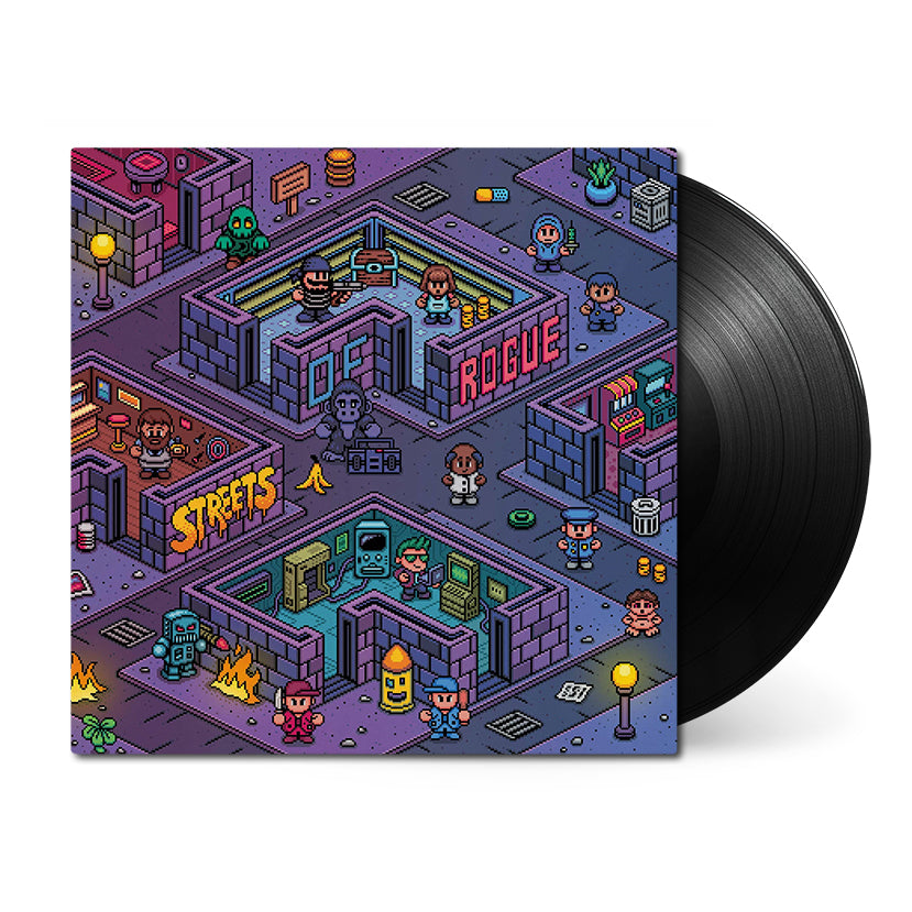Streets of Rogue on single black vinyl