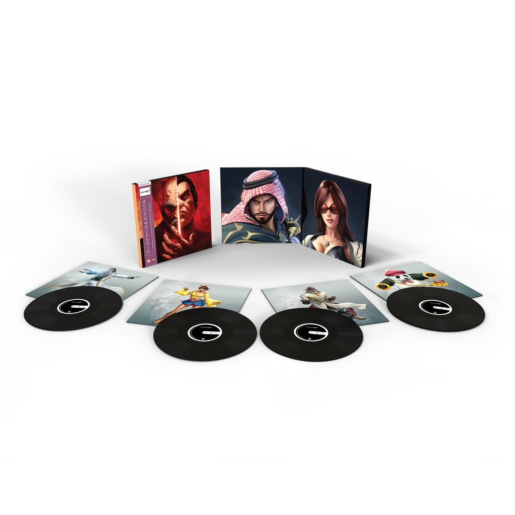 Tekken 7 Boxset opened with 4xLP Black And Inner Sleeves