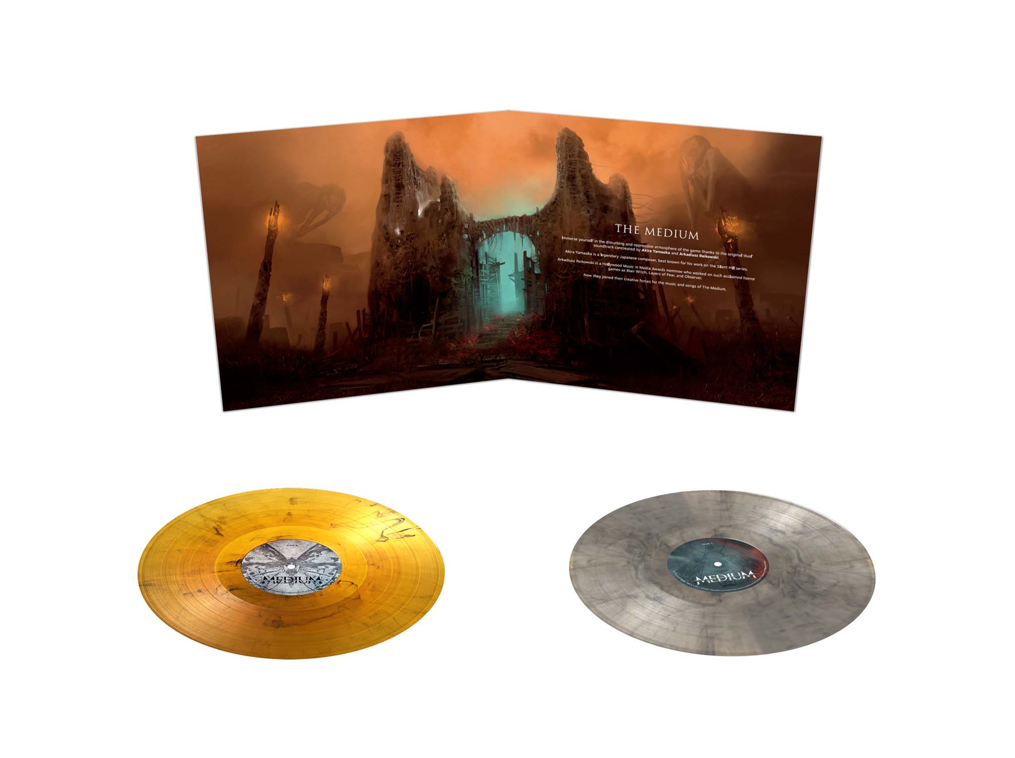 The Medium gatefold and vinyl