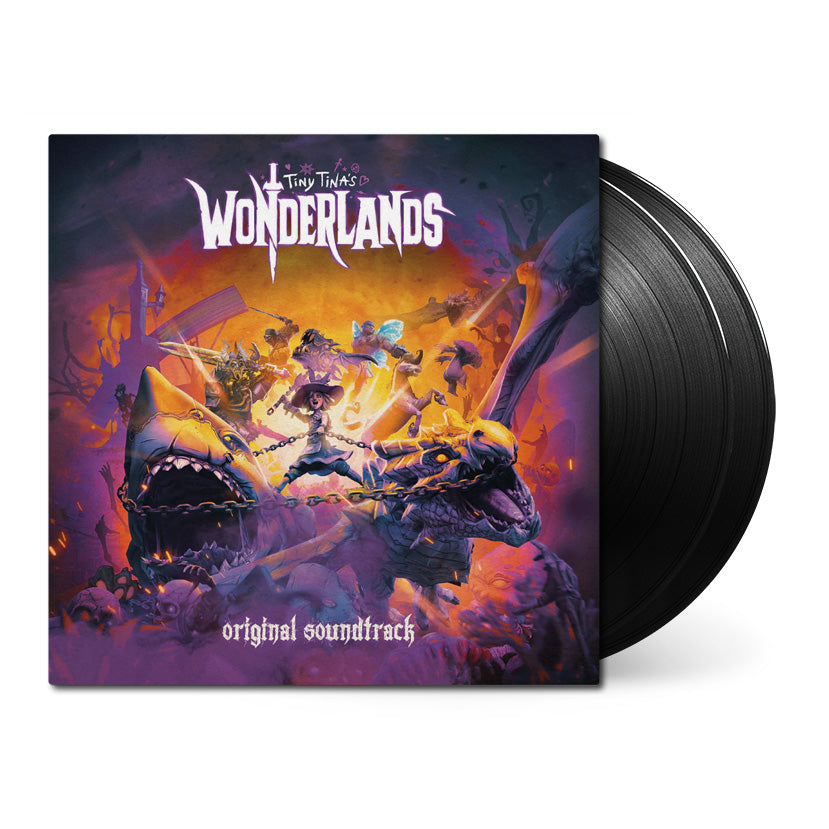 TinyTinas Wonderland Front Cover with black vinyl