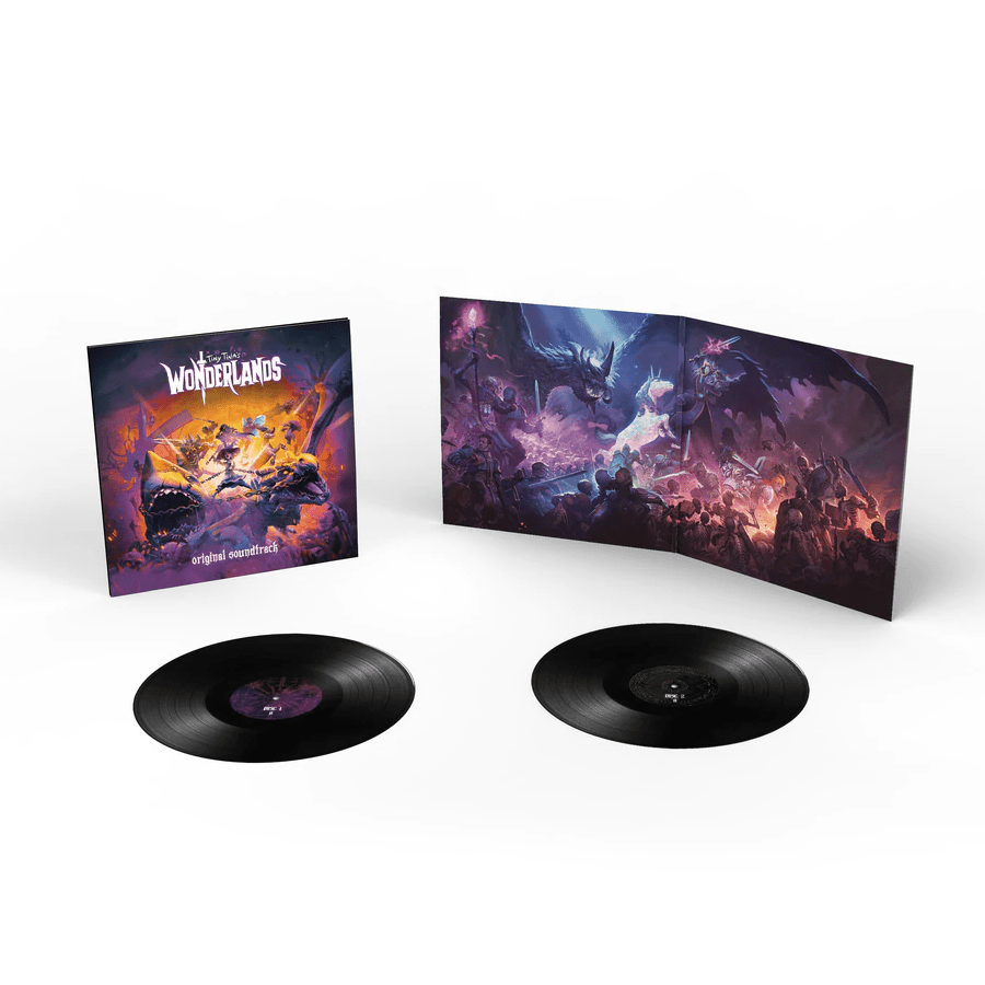 TinyTinas Wonderland Open Gatefold with black vinyl