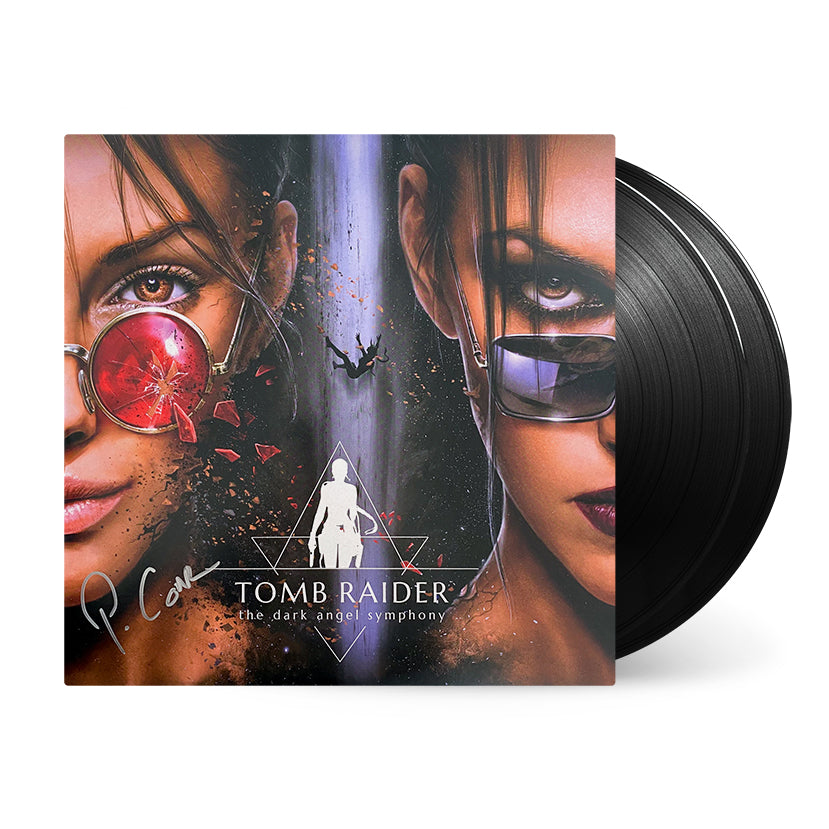 Tomb Raider: The Dark Angel Symphony OST on Signed Black Double Vinyl 