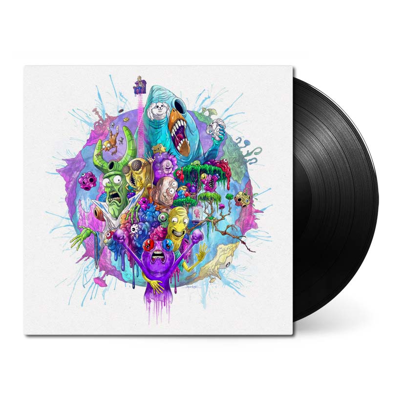 Trover Saves the Universe Front Cover with Black Vinyl