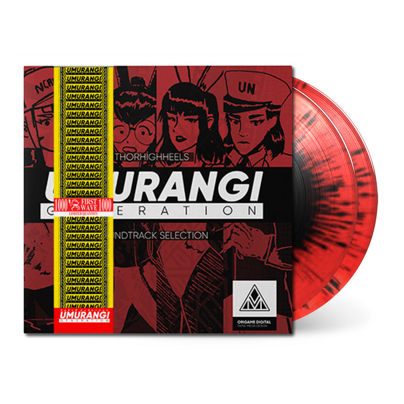 Umurangi Generation Vinyl Soundtrack Front Cover and Colored Vinyl with OBI strip
