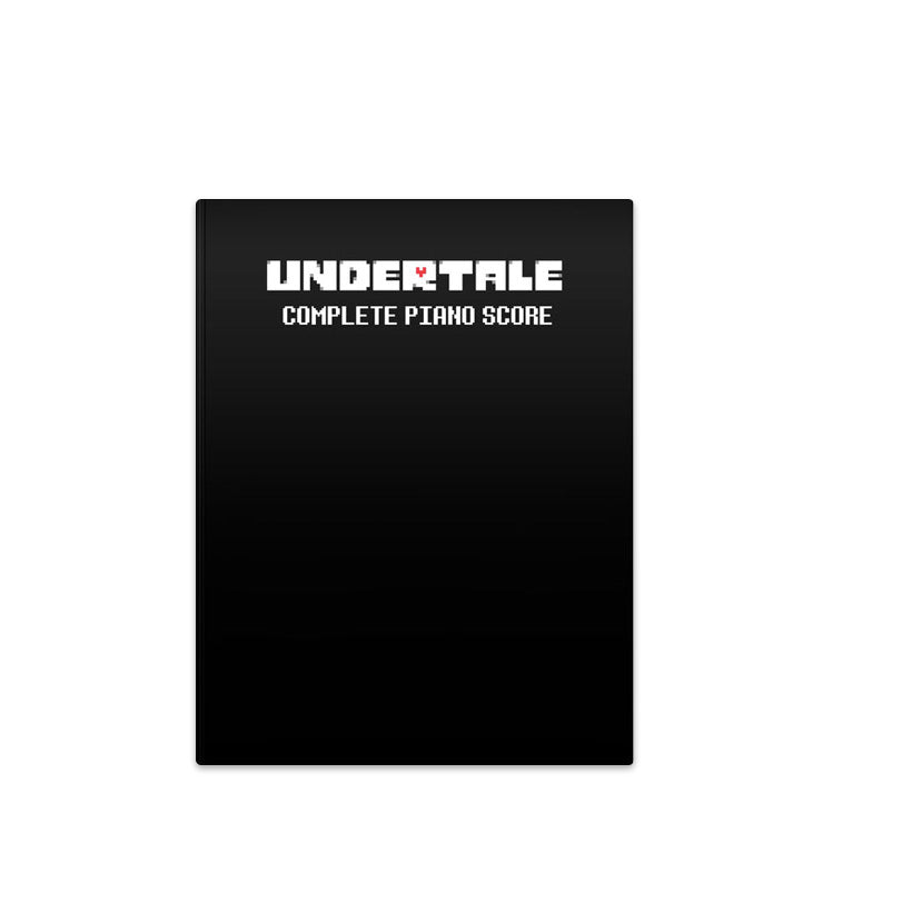 UNDERTALE Complete Piano Score Sheet Music Book Black Screen Records   Undertale CompletePianoColletions SheetMusicBook 