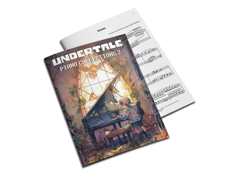 UndertalePiano2 SheetMusicBook Inside