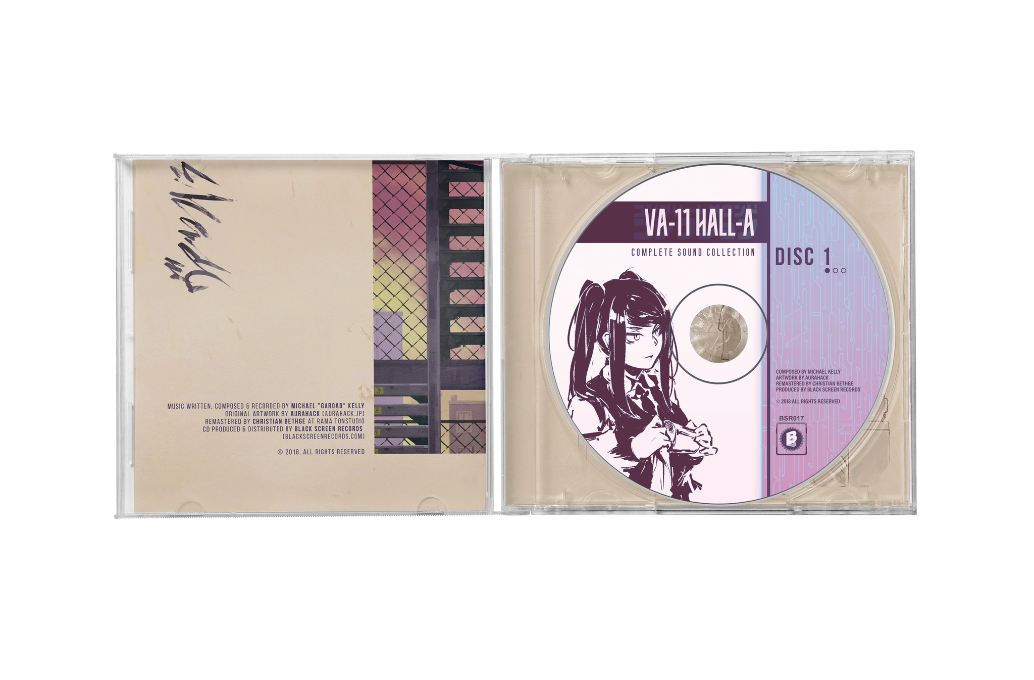 VA-11 HALL-A (Complete Sound Collection) by Garoad • CD – Black VA-11 HALL-A (Complete Sound Collection) by Garoad • CD – Black