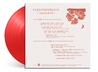 Souvenir by Videotapemusic on transparent red vinyl with back cover 