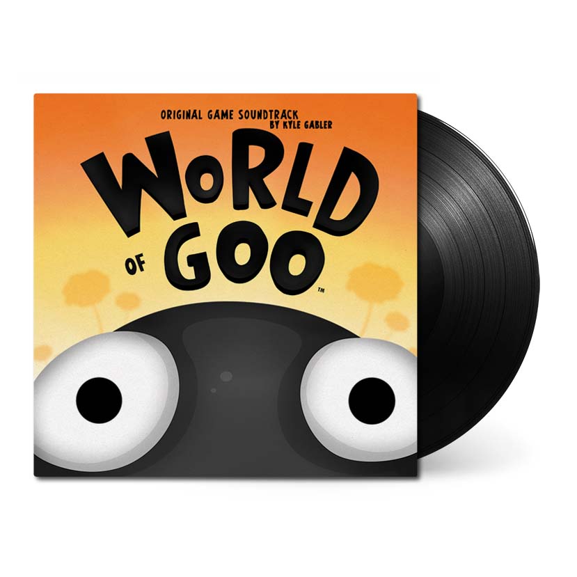 World of Goo Front Cover with Black VInyl