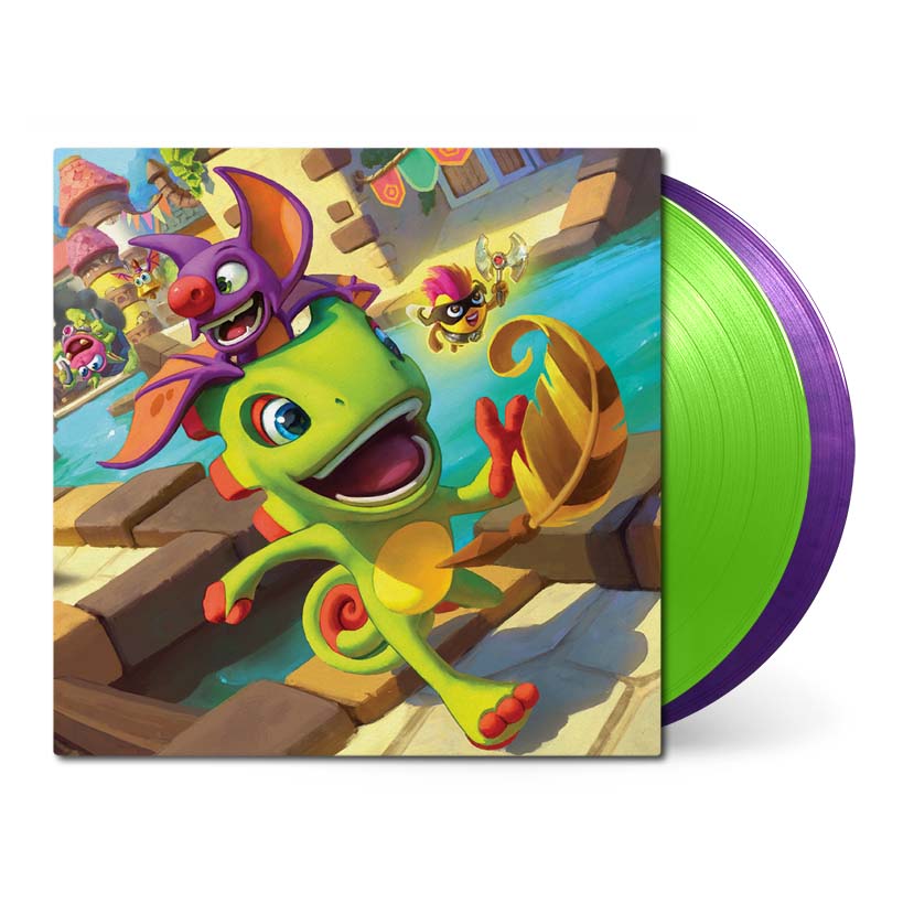 Yooka-Laylee and the Impossible Lair Soundtrack on Double Vinyl with Front Sleeve