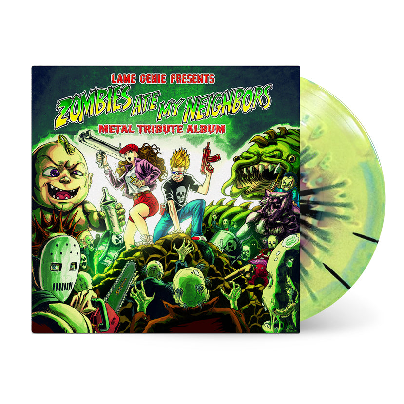 Zombies Ate My Neighbors Metal Tribute Album on vinyl with Front Cover