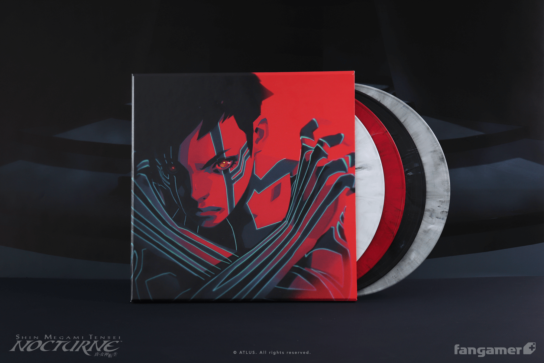 Shin Megami Tensei III Nocturne colored vinyl box with Front cover
