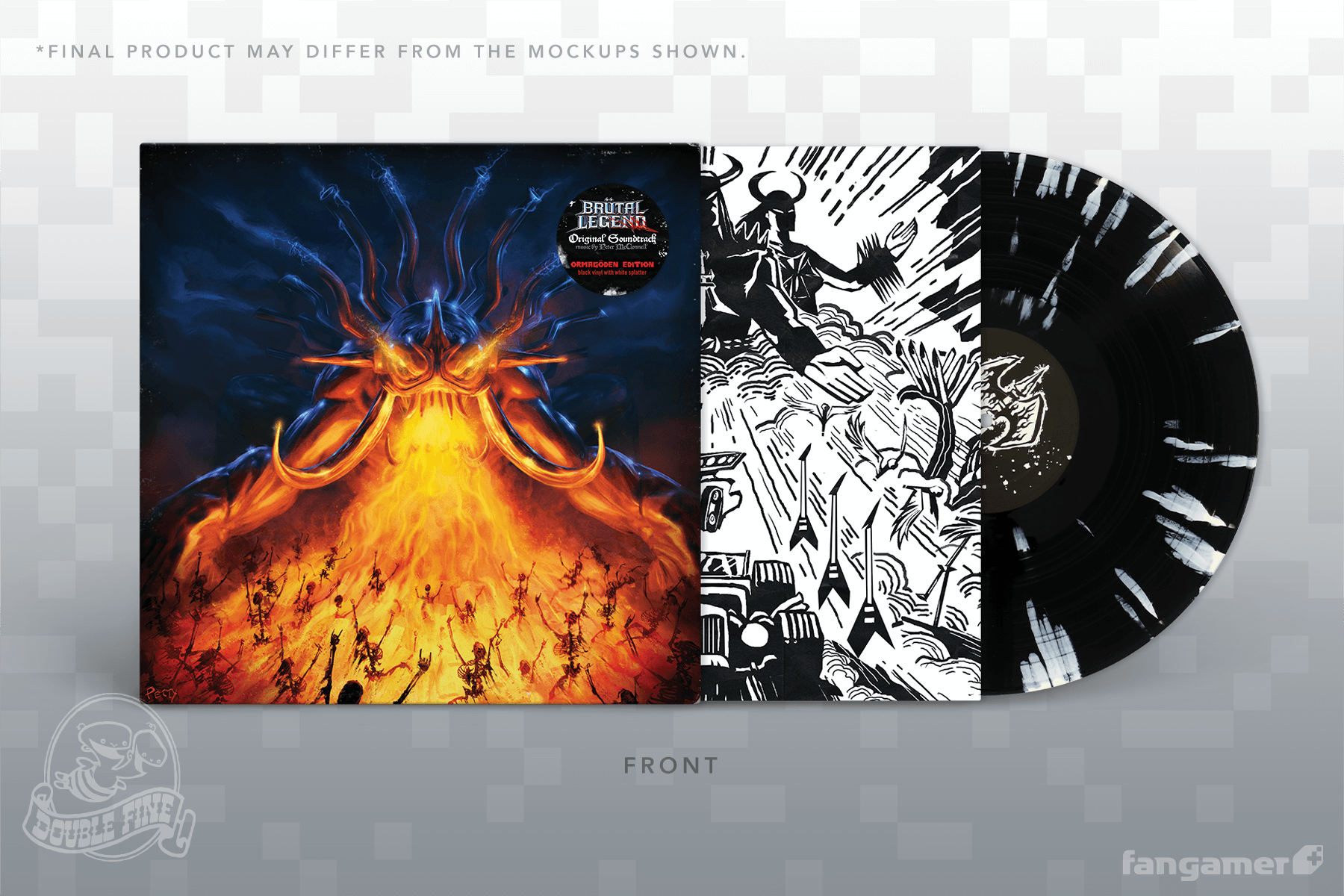 Brütal Legend soundtrack vinyl front