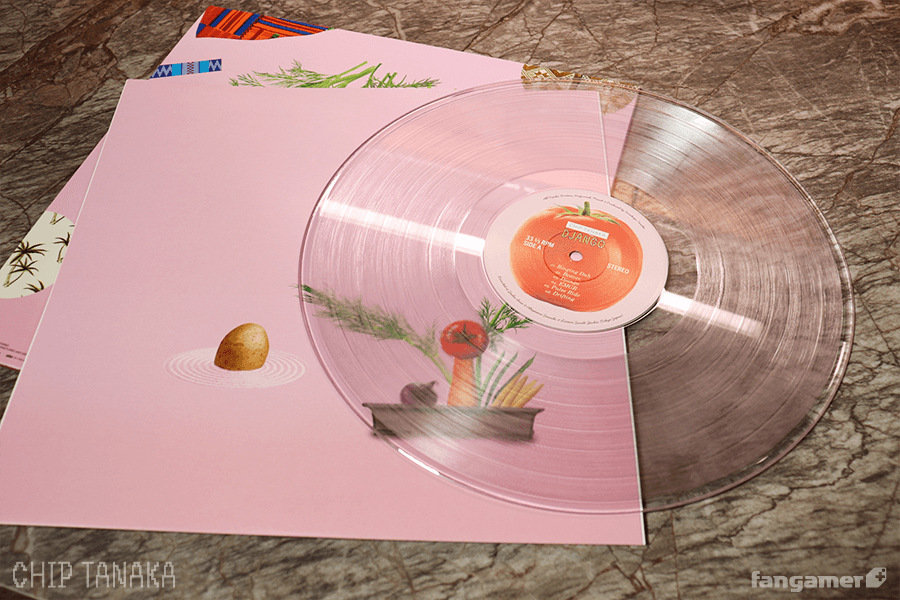 clear vinyl record: Chip Tanaka