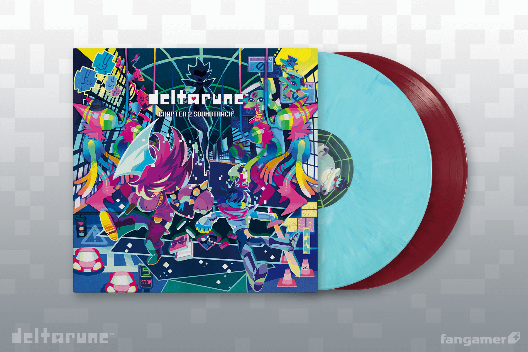 DELTRARUNE Chapter 2 Soundtrack on colored vinyl with front cover