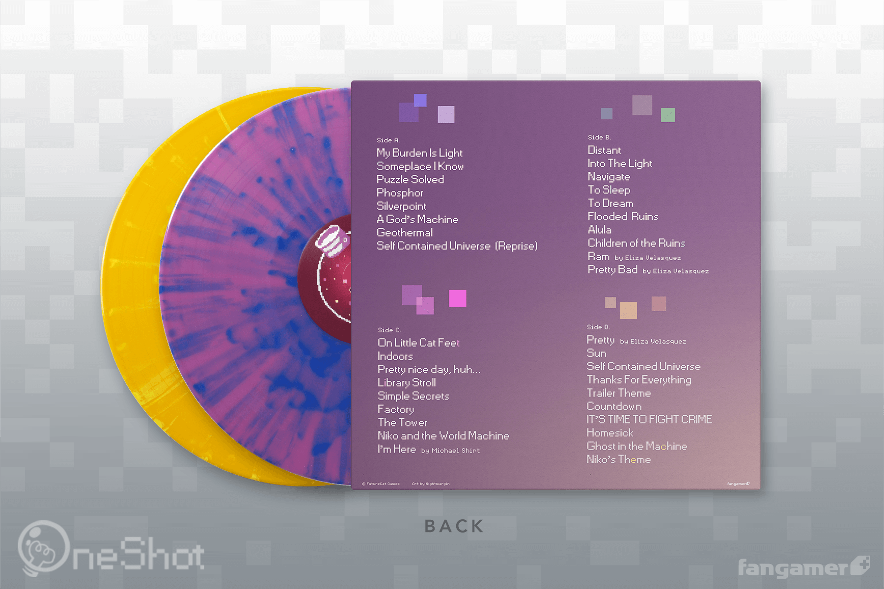 OneShot Soundtrack on Coloured Vinyl with Back Sleeve