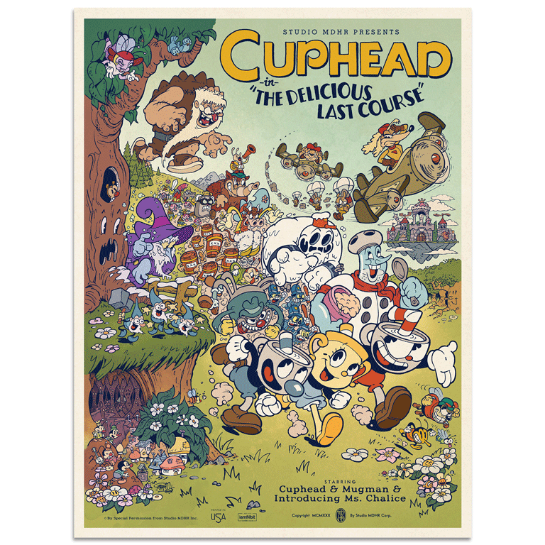 Cuphead The Delicious Last Course Poster